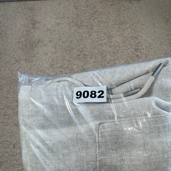 Athleta Retreat Linen Jogger Pants Womens XL Cream Lightweight Pockets - Picture 11 of 11